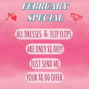 February Special - Women's Dresses and Flip Flops Sale